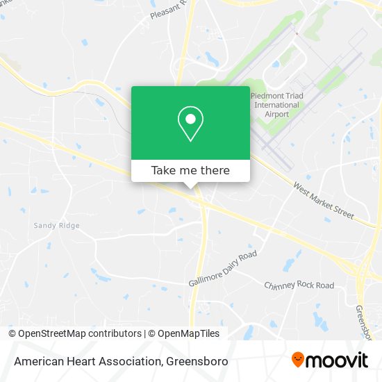 American Heart Association map