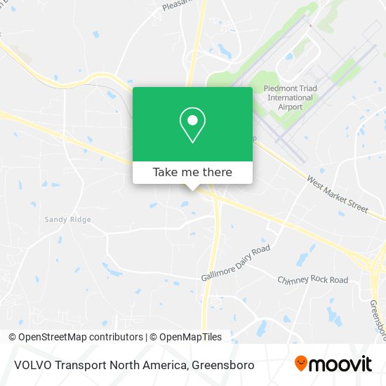 Mapa de VOLVO Transport North America