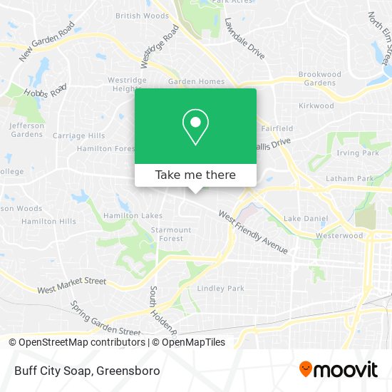 Mapa de Buff City Soap