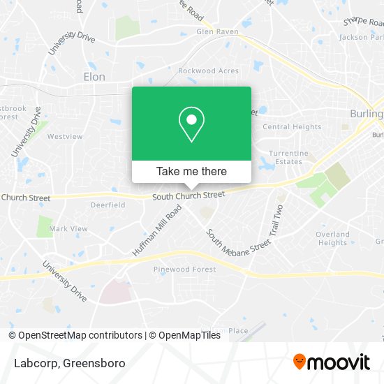 Mapa de Labcorp