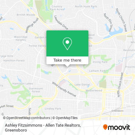 Ashley Fitzsimmons - Allen Tate Realtors map