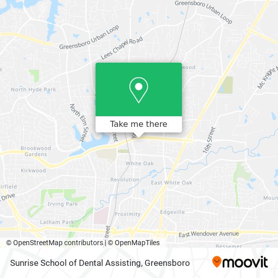 Mapa de Sunrise School of Dental Assisting