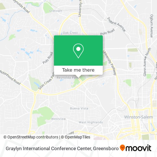 Mapa de Graylyn International Conference Center