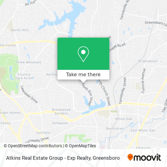Atkins Real Estate Group - Exp Realty map