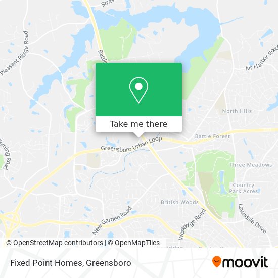 Fixed Point Homes map