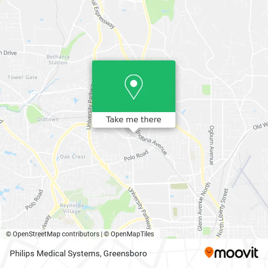 Philips Medical Systems map
