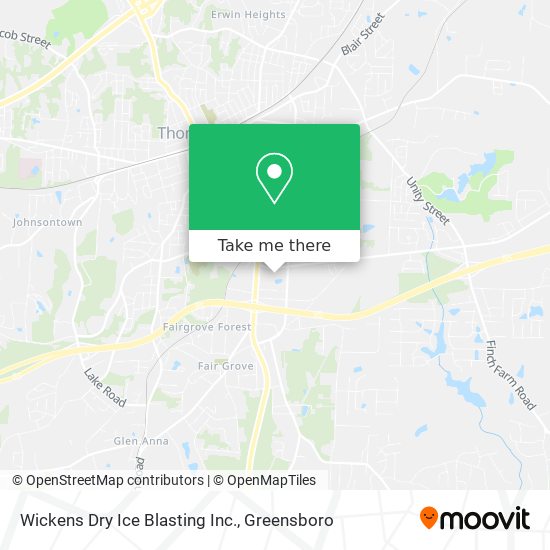 Wickens Dry Ice Blasting Inc. map