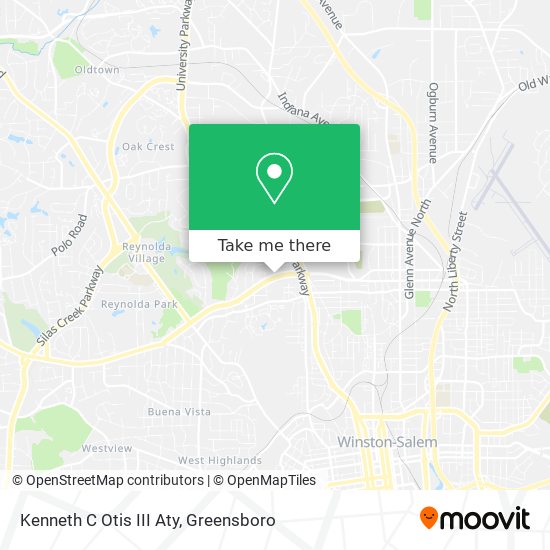 Kenneth C Otis III Aty map