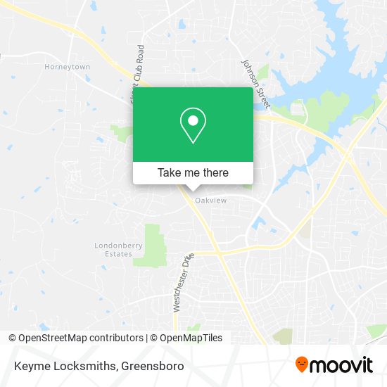 Keyme Locksmiths map