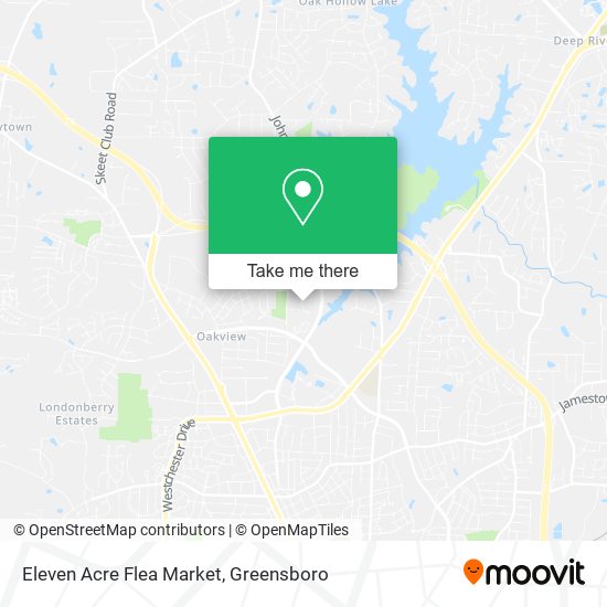 Eleven Acre Flea Market map