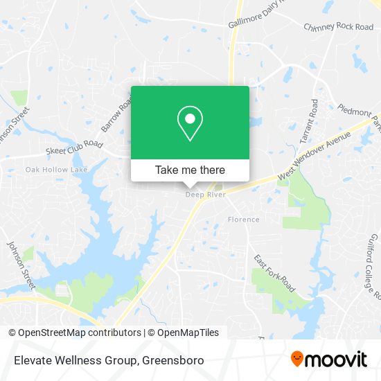 Elevate Wellness Group map