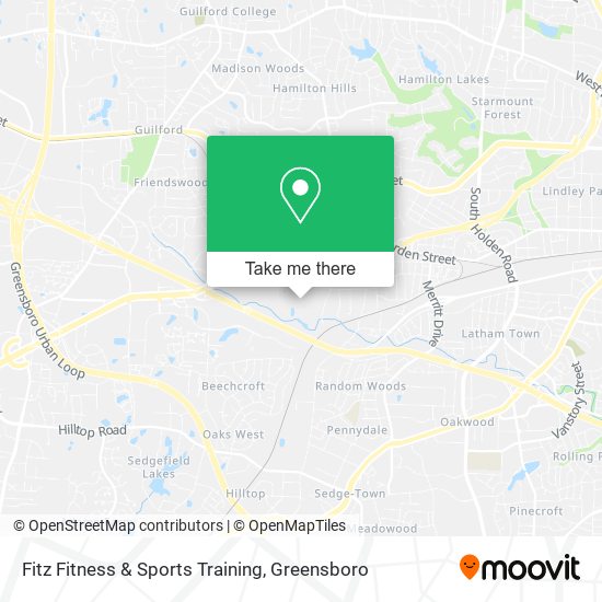 Mapa de Fitz Fitness & Sports Training