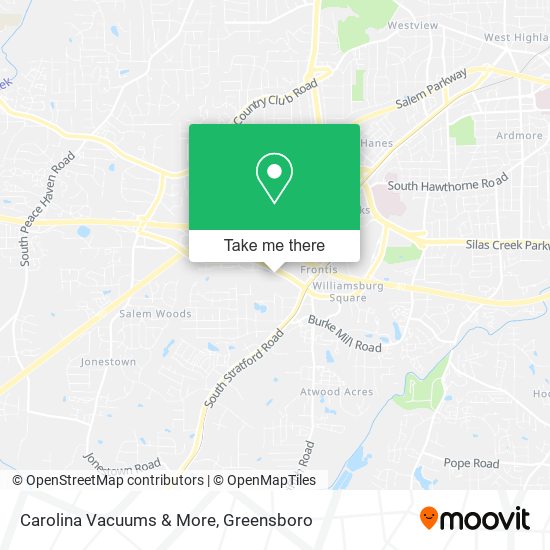 Carolina Vacuums & More map