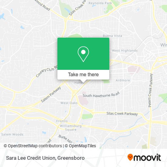 Mapa de Sara Lee Credit Union