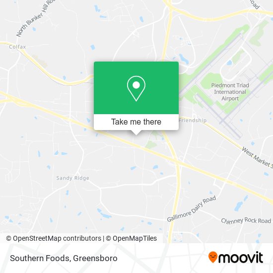 Southern Foods map