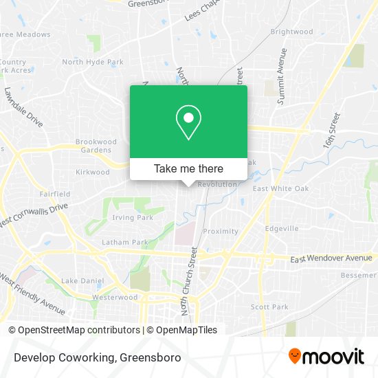 Develop Coworking map