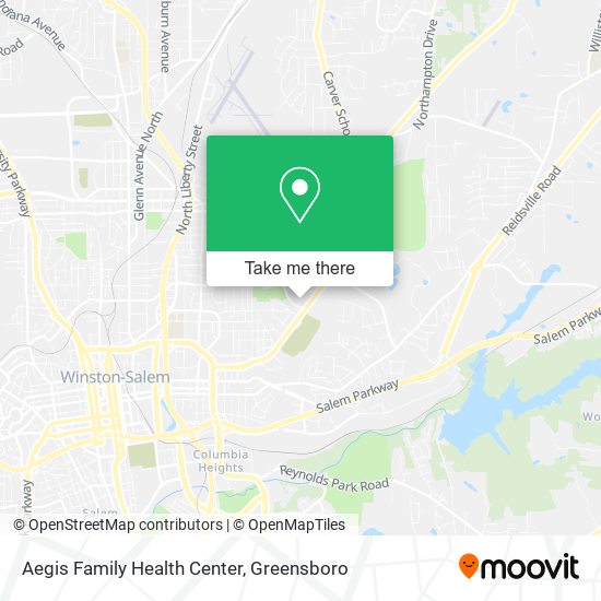 Mapa de Aegis Family Health Center