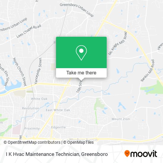 I K Hvac Maintenance Technician map