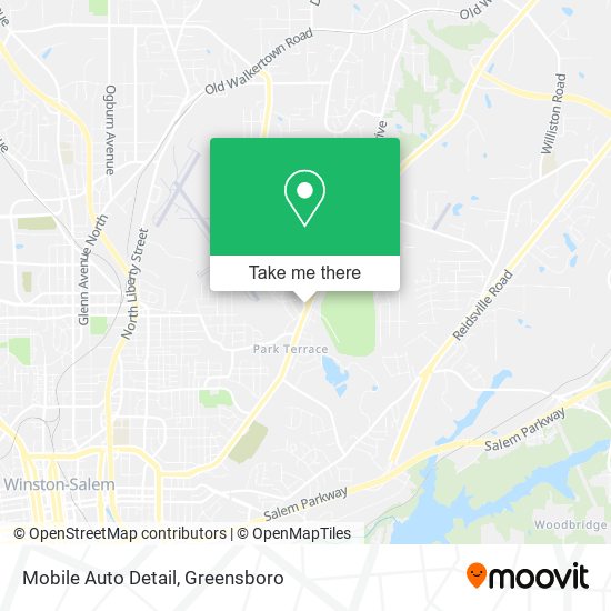 Mobile Auto Detail map