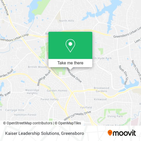 Kaiser Leadership Solutions map