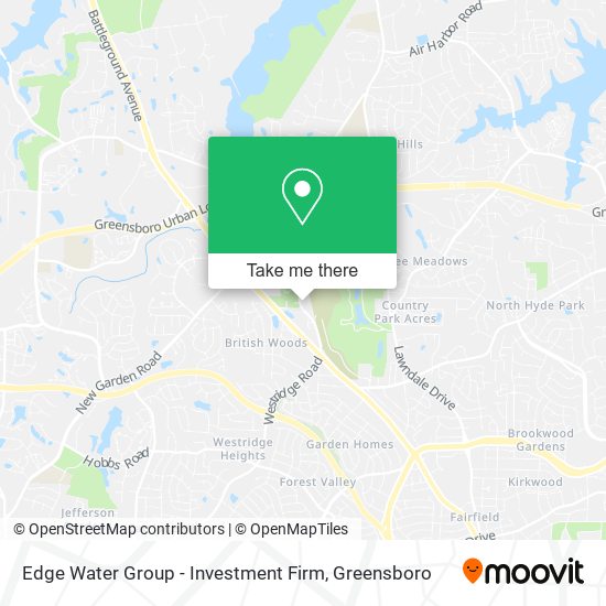 Mapa de Edge Water Group - Investment Firm