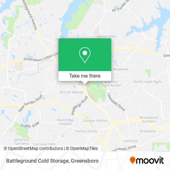 Mapa de Battleground Cold Storage