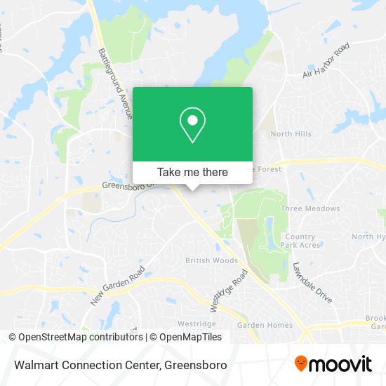 Walmart Connection Center map