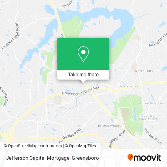 Mapa de Jefferson Capital Mortgage