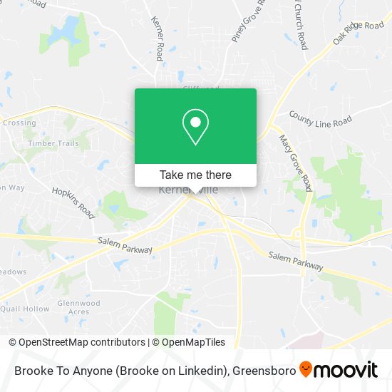 Brooke To Anyone (Brooke on Linkedin) map