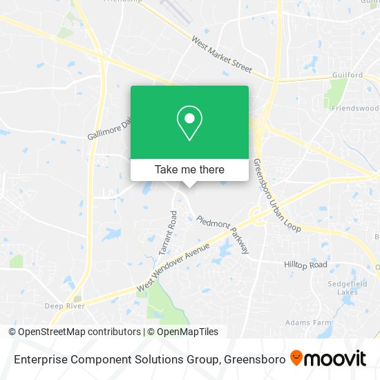 Enterprise Component Solutions Group map