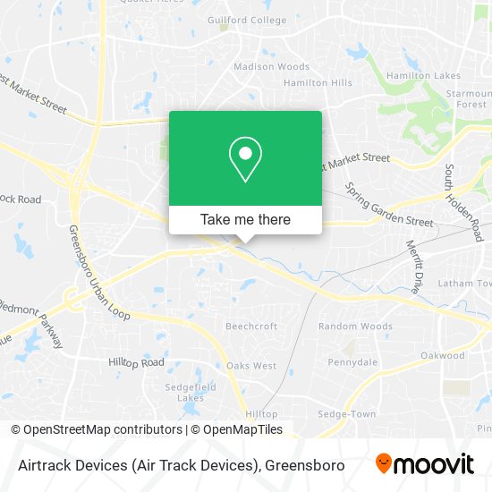 Airtrack Devices (Air Track Devices) map