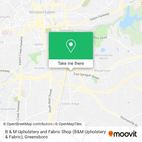 B & M Upholstery and Fabric Shop (B&M Upholstery & Fabric) map