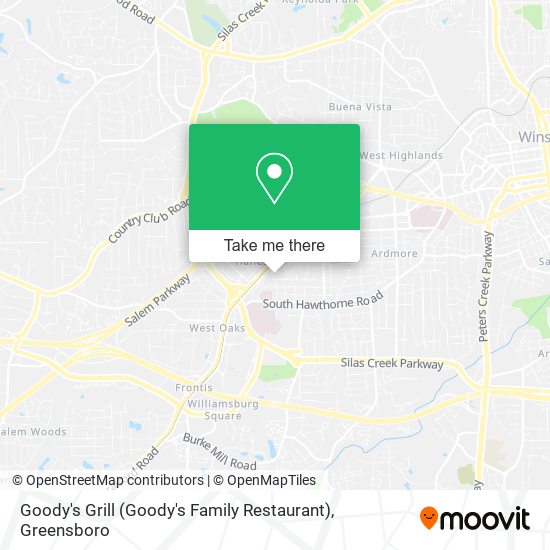 Mapa de Goody's Grill (Goody's Family Restaurant)