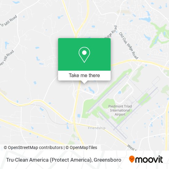 Tru-Clean America (Protect America) map