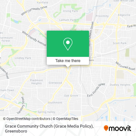 Mapa de Grace Community Church (Grace Media Policy)