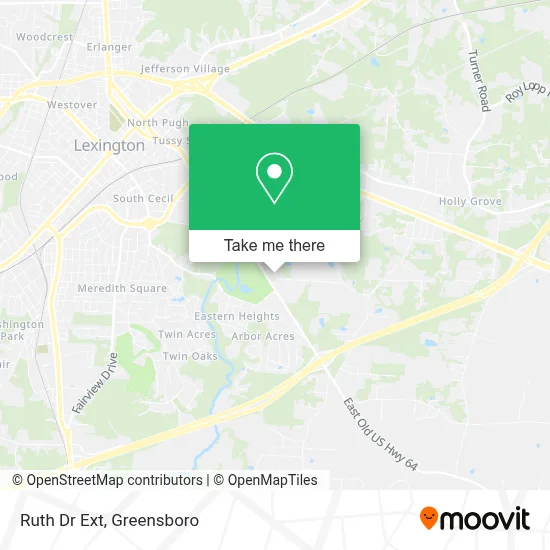 Ruth Dr Ext map