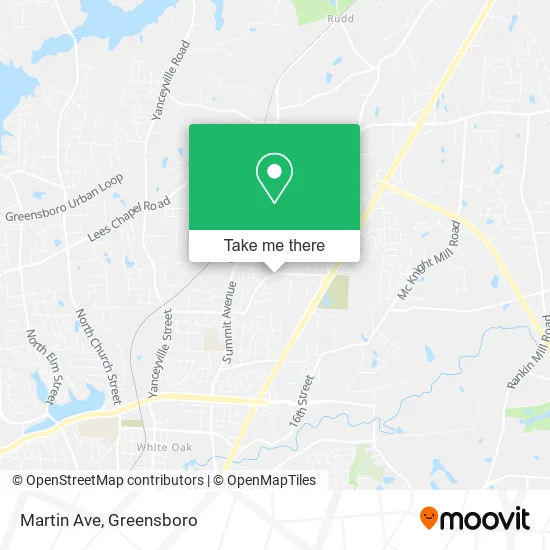 Mapa de Martin Ave