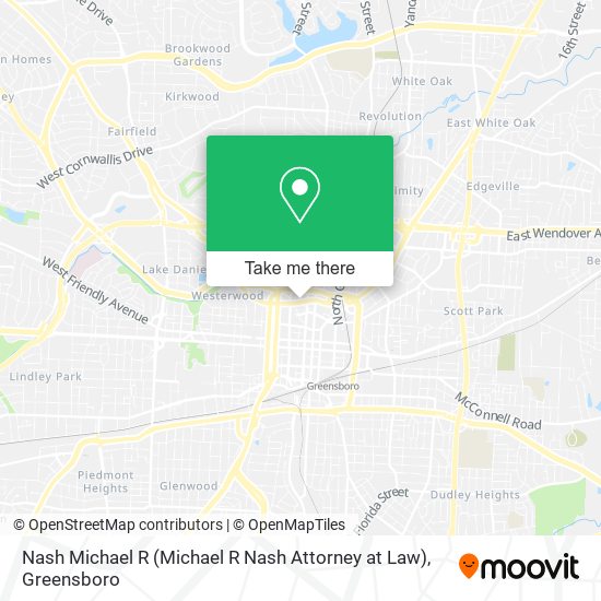 Mapa de Nash Michael R (Michael R Nash Attorney at Law)