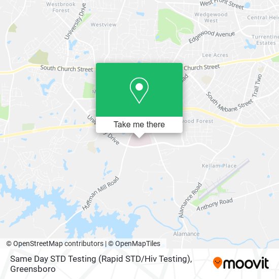 Same Day STD Testing (Rapid STD / Hiv Testing) map