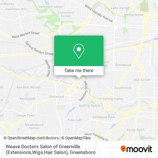 Mapa de Weave Doctors Salon of Greenville (Extensions,Wigs,Hair Salon)