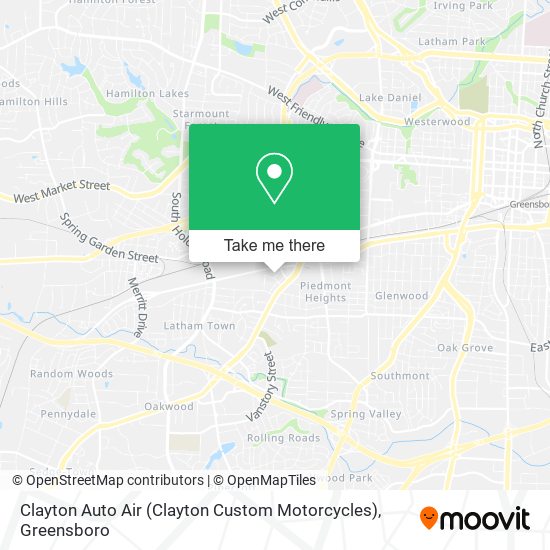 Clayton Auto Air (Clayton Custom Motorcycles) map