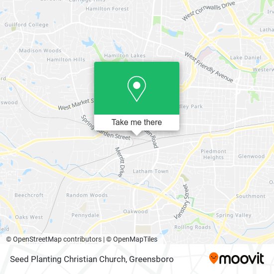 Mapa de Seed Planting Christian Church