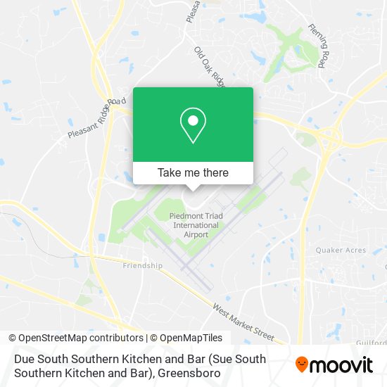 Mapa de Due South Southern Kitchen and Bar