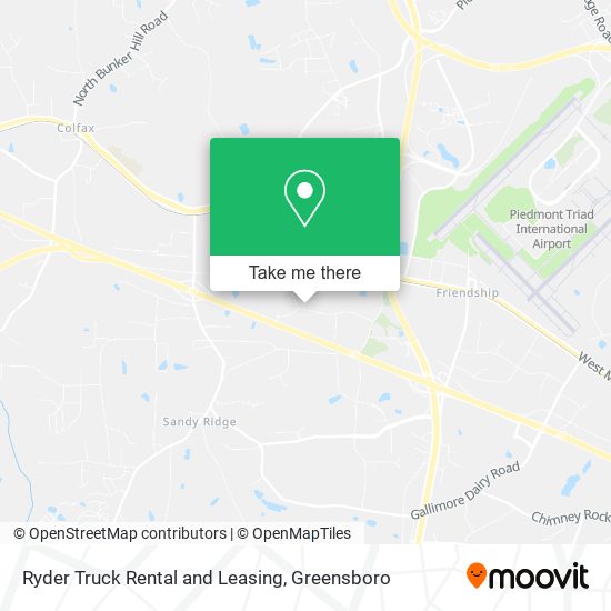 Ryder Truck Rental and Leasing map