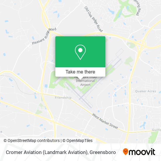 Mapa de Cromer Aviation (Landmark Aviation)