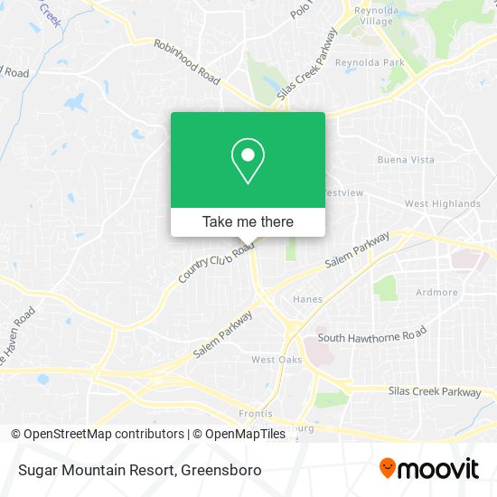 Sugar Mountain Resort map