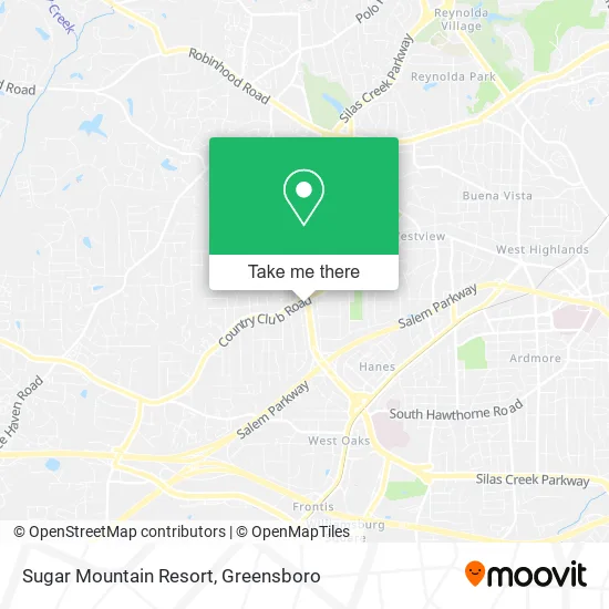 Sugar Mountain Resort map