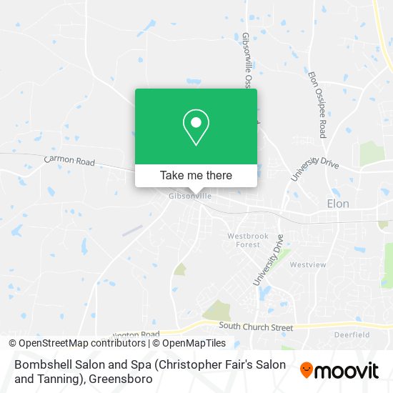 Bombshell Salon and Spa (Christopher Fair's Salon and Tanning) map