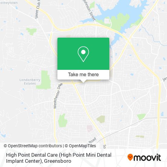 Mapa de High Point Dental Care (High Point Mini Dental Implant Center)