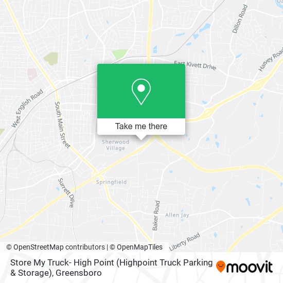 Store My Truck- High Point (Highpoint Truck Parking & Storage) map